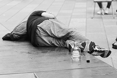 Homeless : Street Life : New York : Personal Photo Projects : Photos : Richard Moore : Photographer